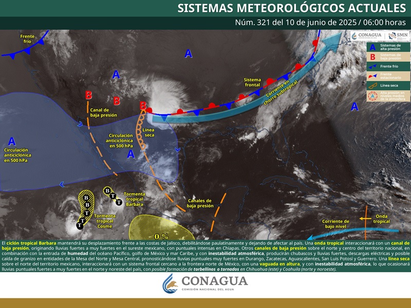Persistirán lluvias con tormentas en Oaxaca; El ambiente se tornará caluroso en horas centrales del día