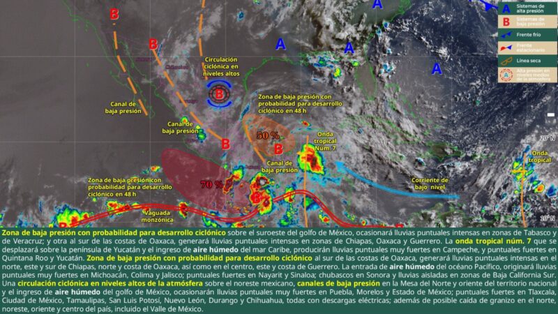 Pronostican lluvias y tormentas
