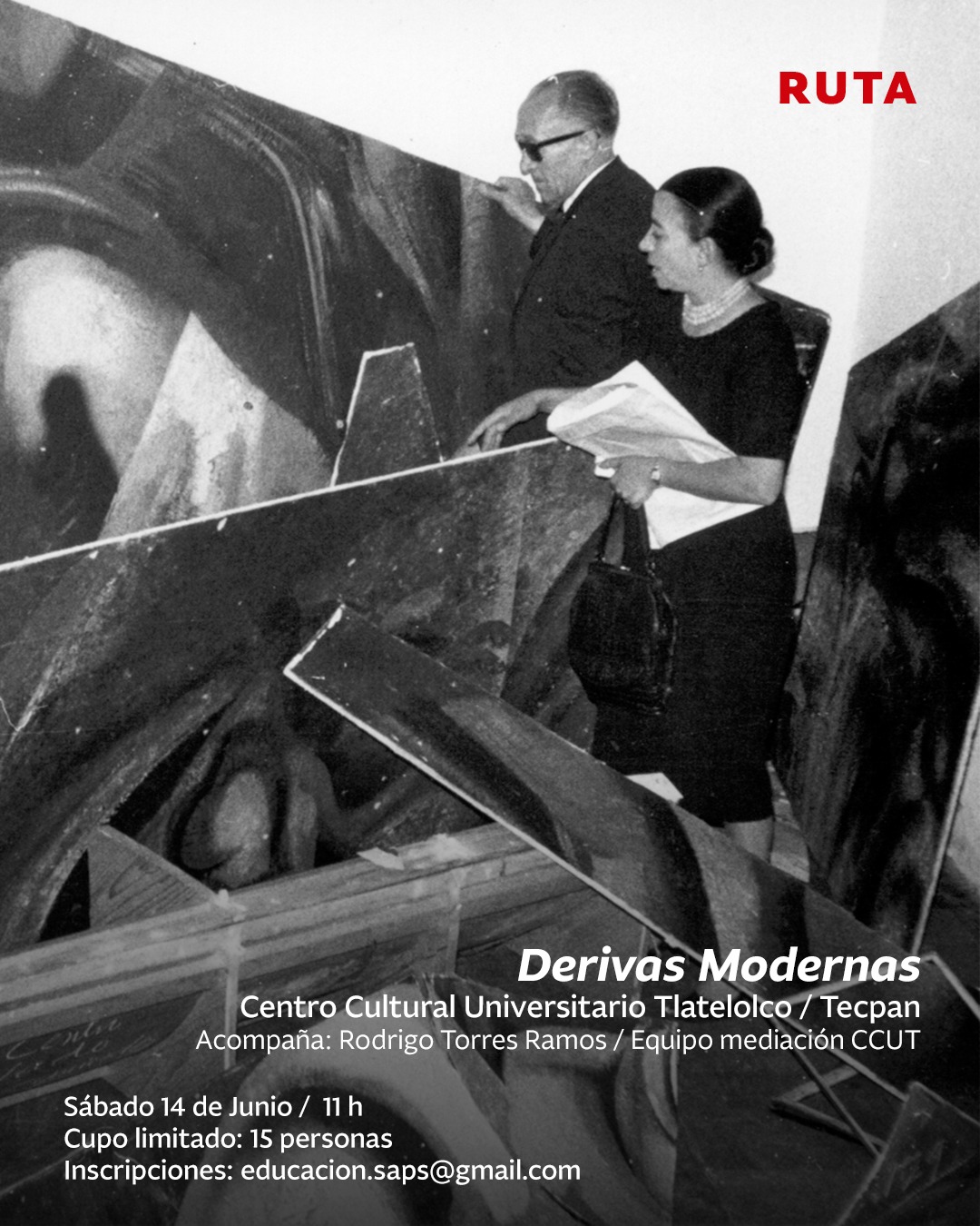 Reformula Sala de Arte Público Siqueiros programa de visitas guiadas con la serie “Derivas modernas”