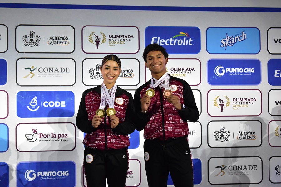 Oaxaca hace historia: Rompe récord de oros en la Olimpiada Nacional Conade 2025