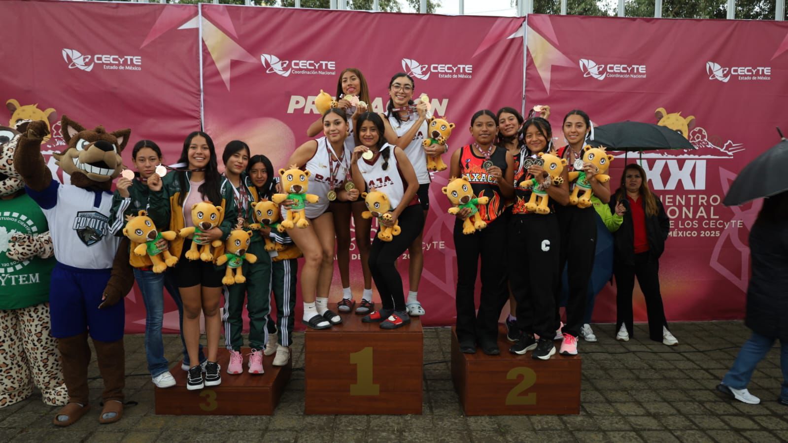 Brilla Oaxaca con 15 medallas en el Encuentro Nacional Deportivo de los CECyTEs 2025