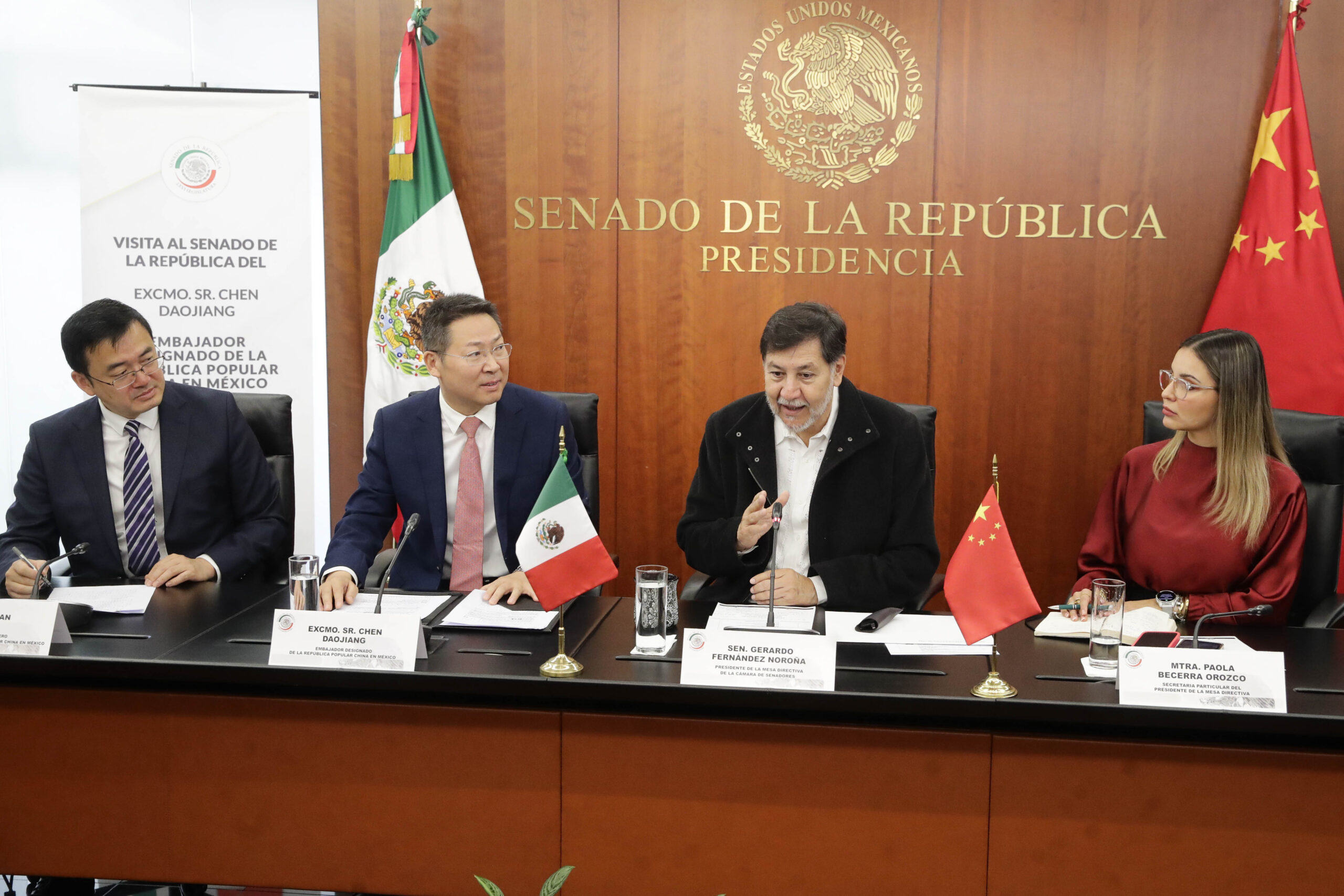 México debe diversificar y fortalecer relaciones comerciales con China: Fernández Noroña