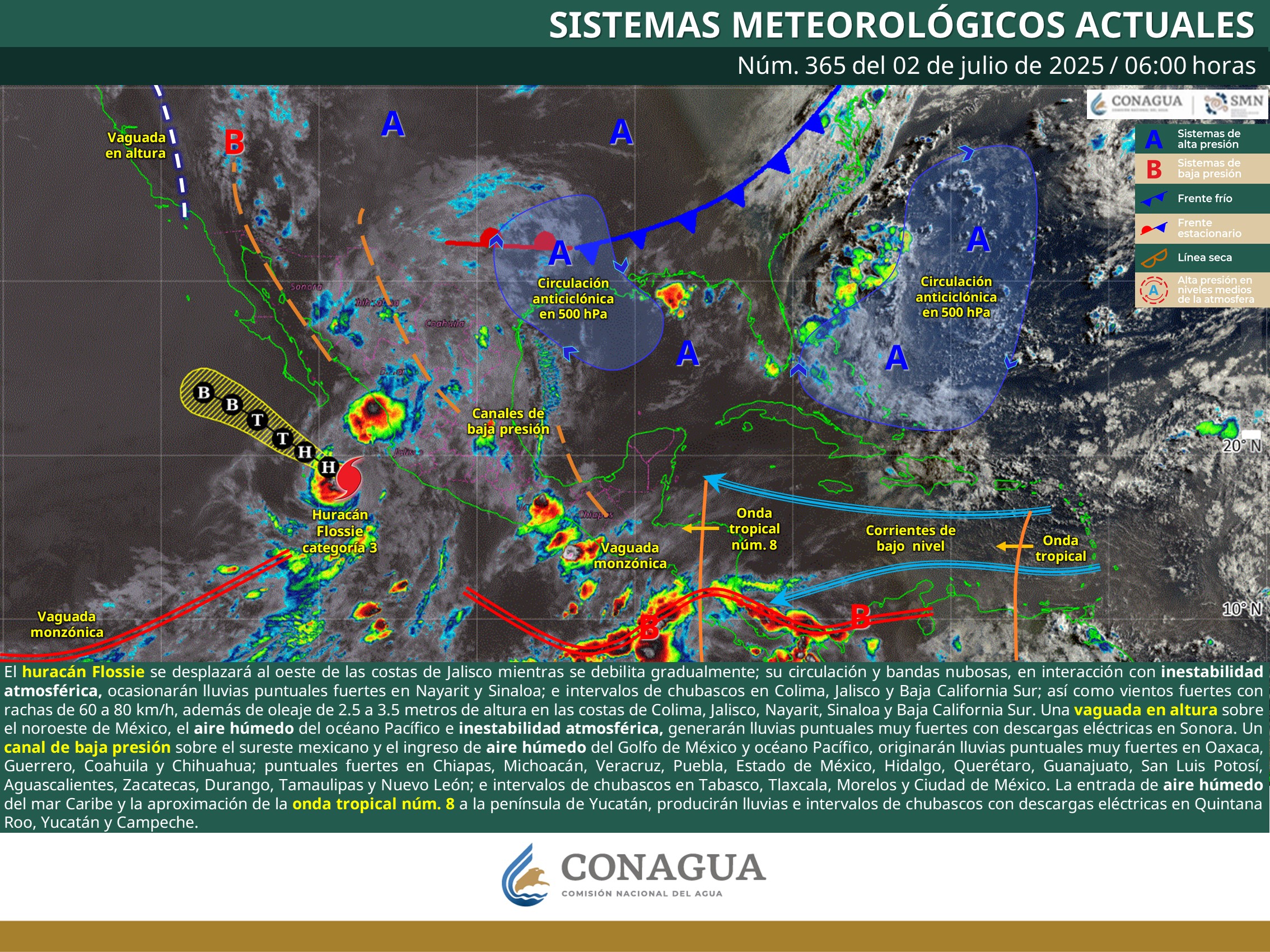 Continuará inestabilidad atmosférica en la mayor parte de Oaxaca