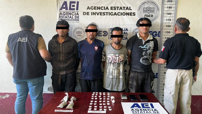 Detenidas cuatro personas