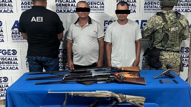 Detienen a dos personas