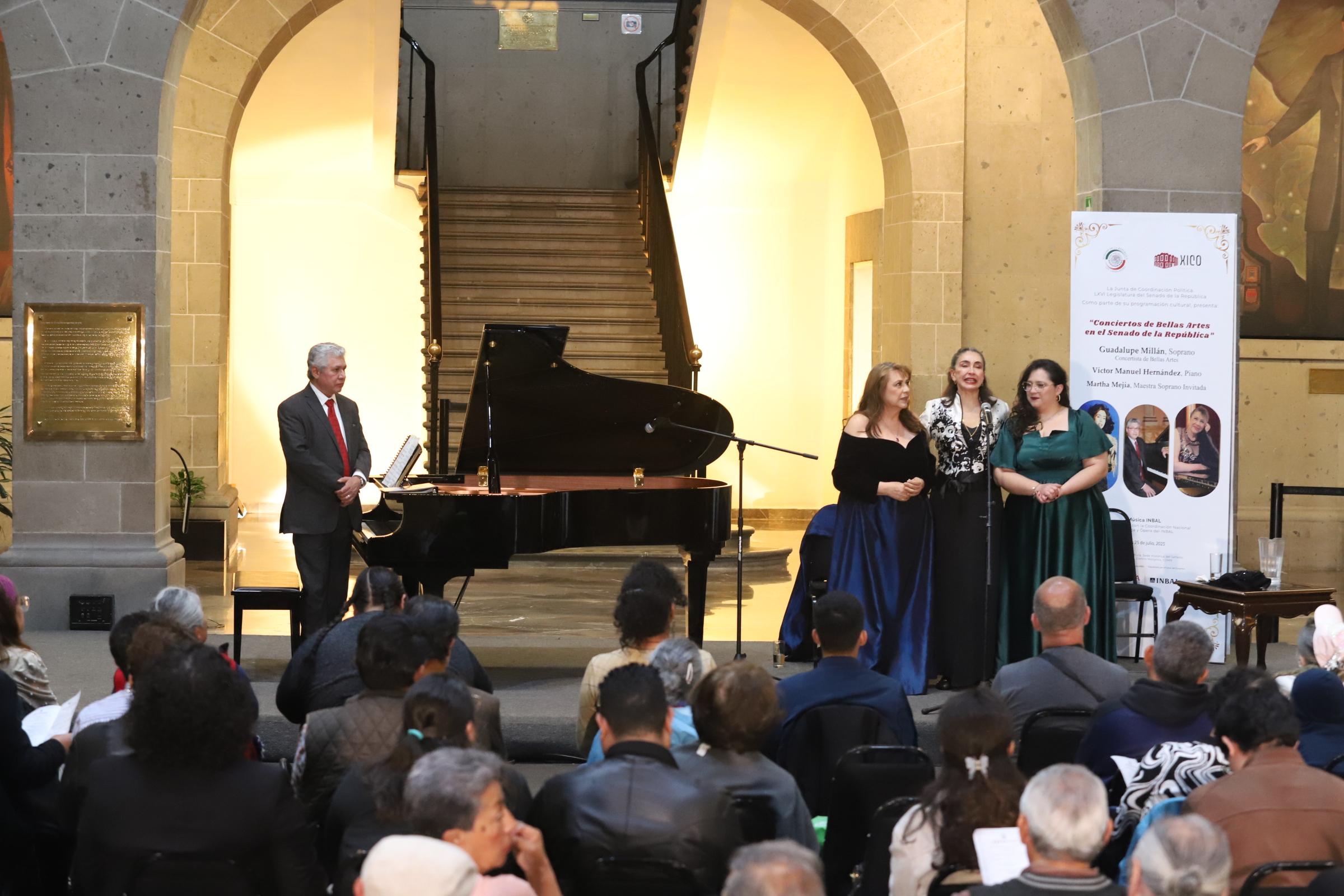 Tres prodigiosas voces femeninas llevan lo mejor de la ópera a la Casona de Xicoténcatl