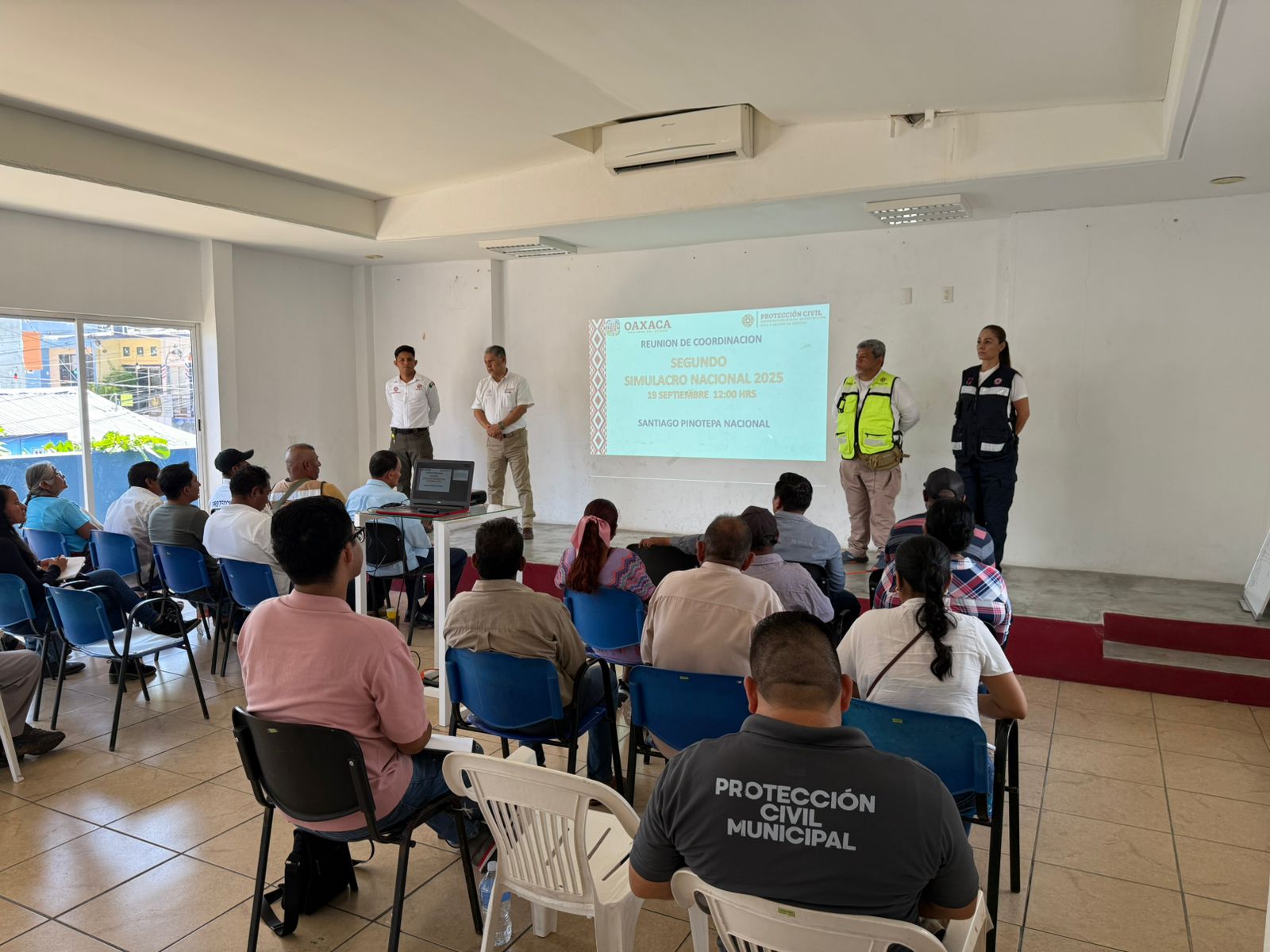 Coordina Protección Civil en la Costa reunión preparatoria para el Segundo Simulacro Nacional 2025