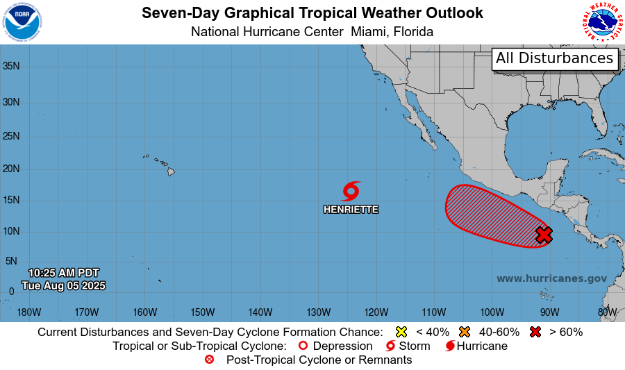 Onda Tropical 20 con alta probabilidad de evolucionar a Ciclón Tropical: Protección Civil de Oaxaca