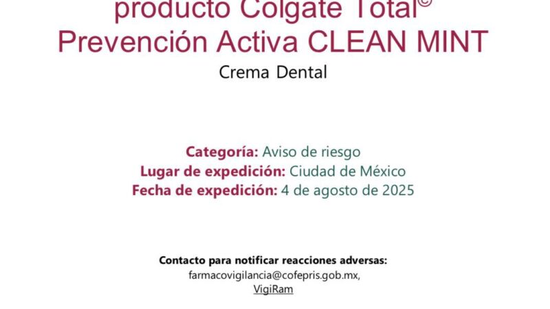 Retiro de crema dental