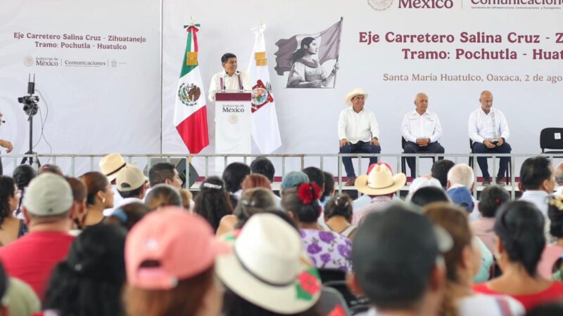 Modernizan tramo Pochutla-Huatulco