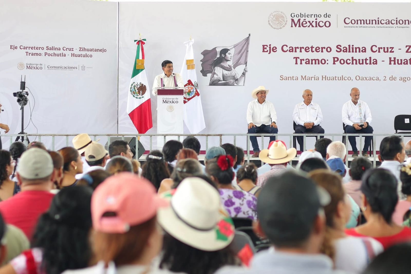 Gobiernos de Oaxaca y México hacen realidad la justicia territorial con modernización del tramo Pochutla-Huatulco