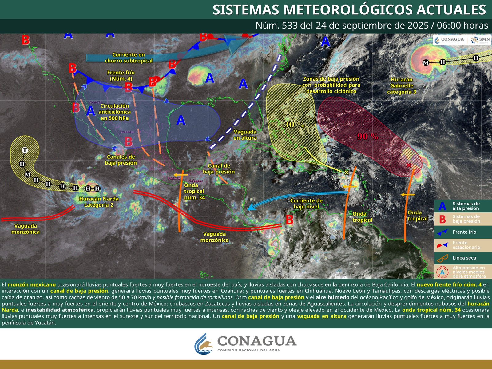 Emite Protección Civil recomendaciones por lluvias intensas en la ciudad de Oaxaca y municipios conurbados