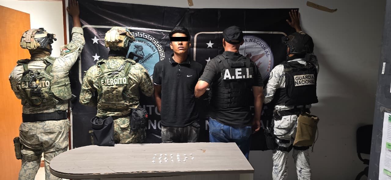 “Operación Sable” realiza cateo en el Istmo de Tehuantepec, detiene a una persona y aseguran drogas: FGEO