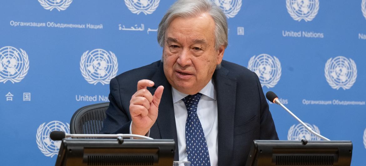 Positivo que el máximo número de Estados reconozca a Palestina como país, dice Secretario General de la ONU António Guterres 