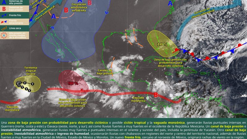 Lluvias de intensidad variable