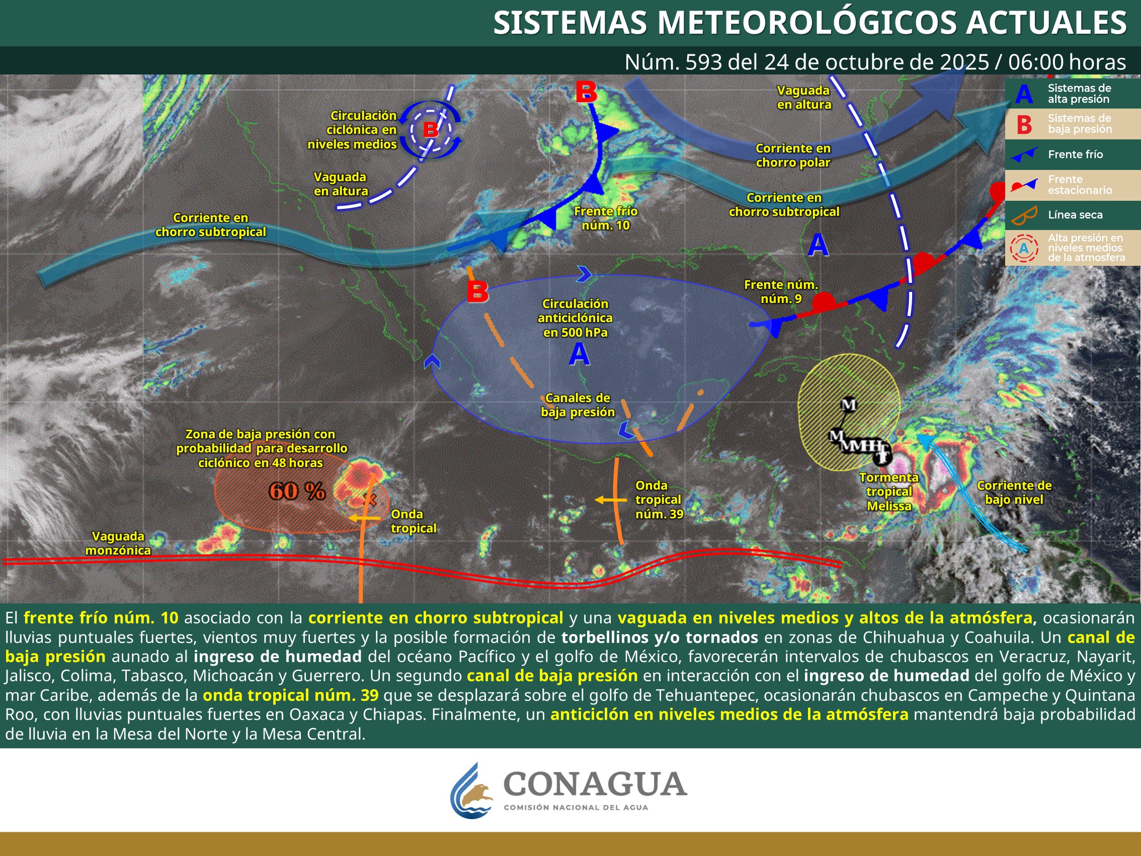Dejará Onda Tropical 39 lluvias ligeras y aisladas en diversas regiones de Oaxaca