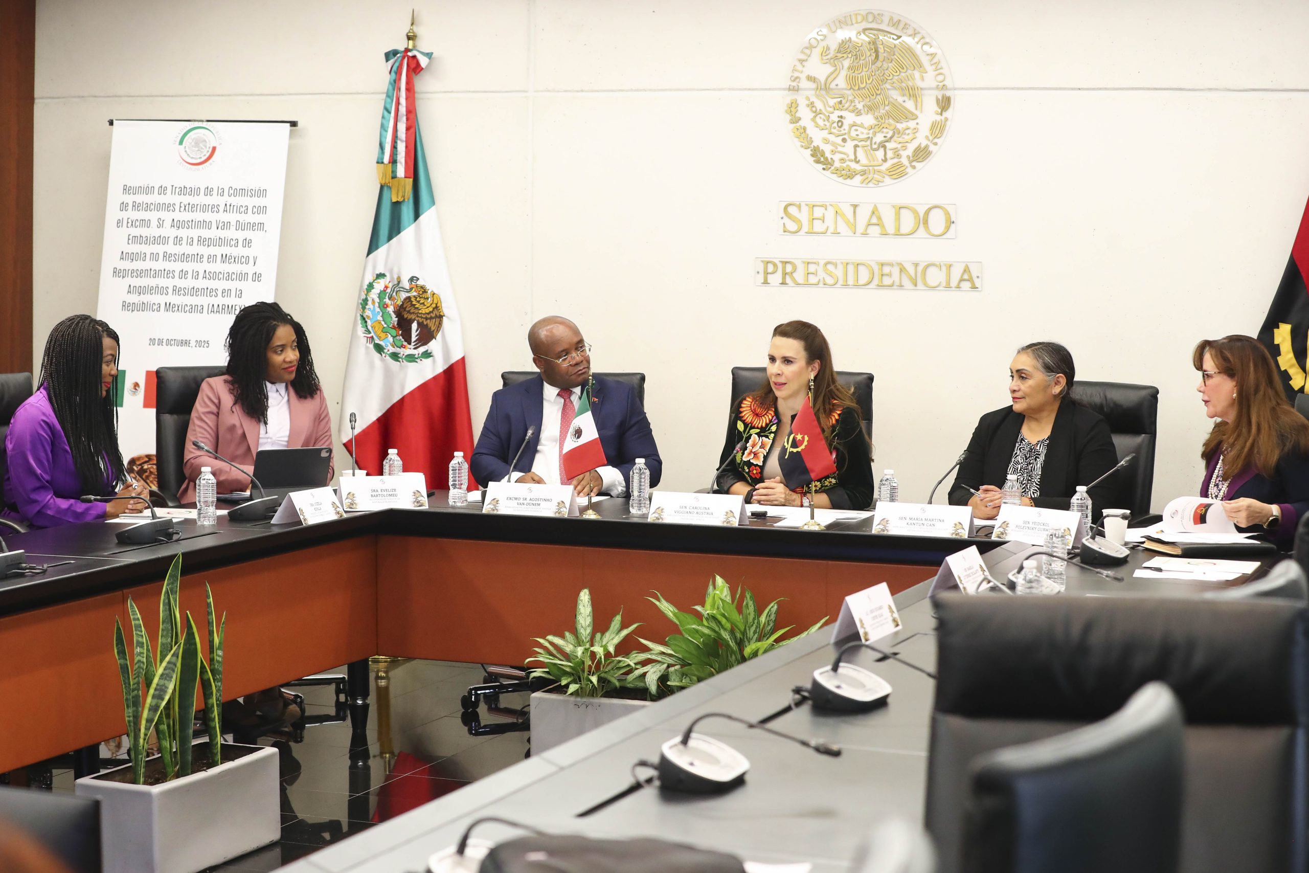 Angola, puerta para México al continente africano, destacan en el Senado de la República