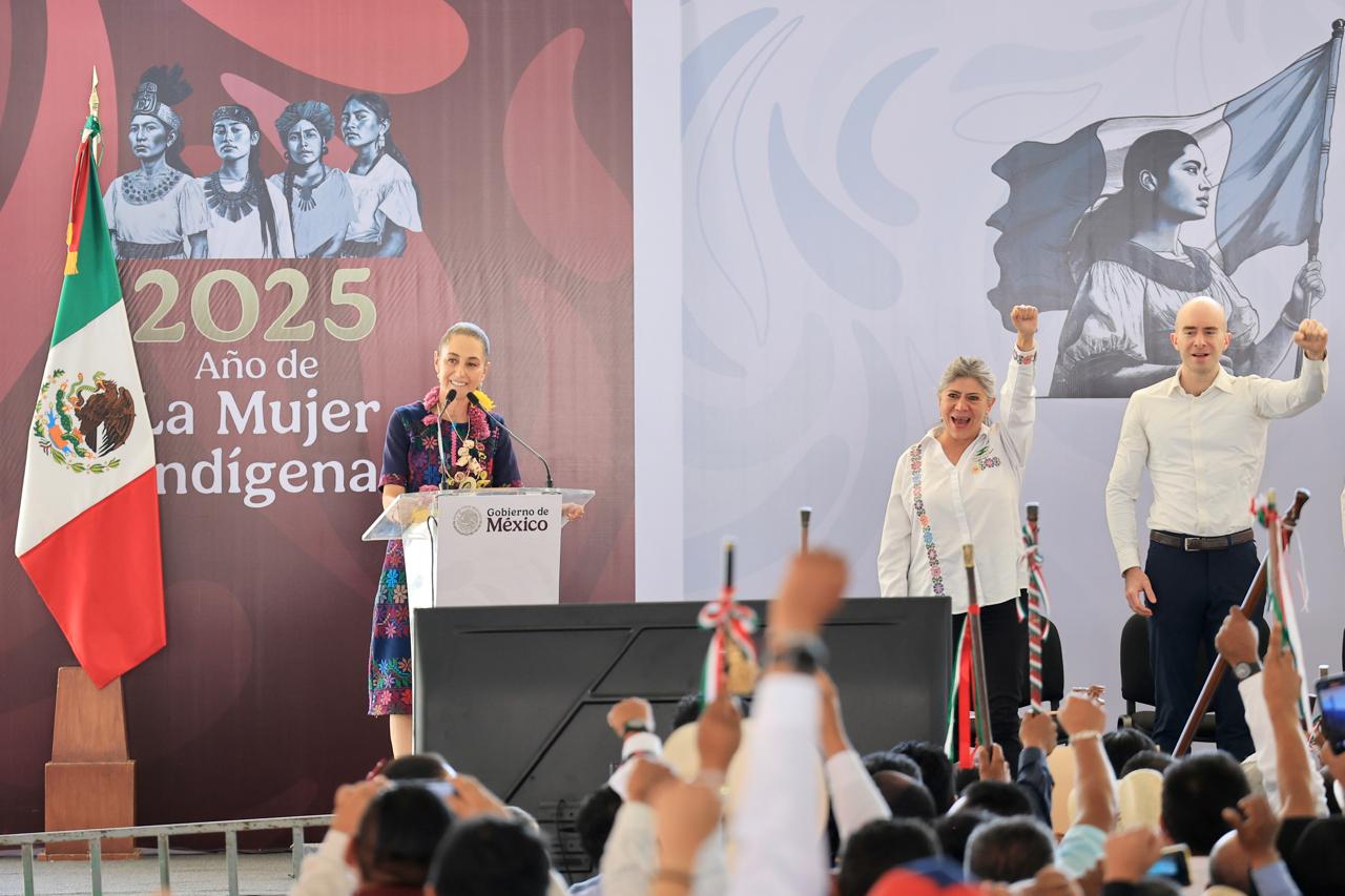 Plan Lázaro Cárdenas transforma a poblaciones más pobres de México; Claudia Sheinbaum y Salomón Jara presentan avances