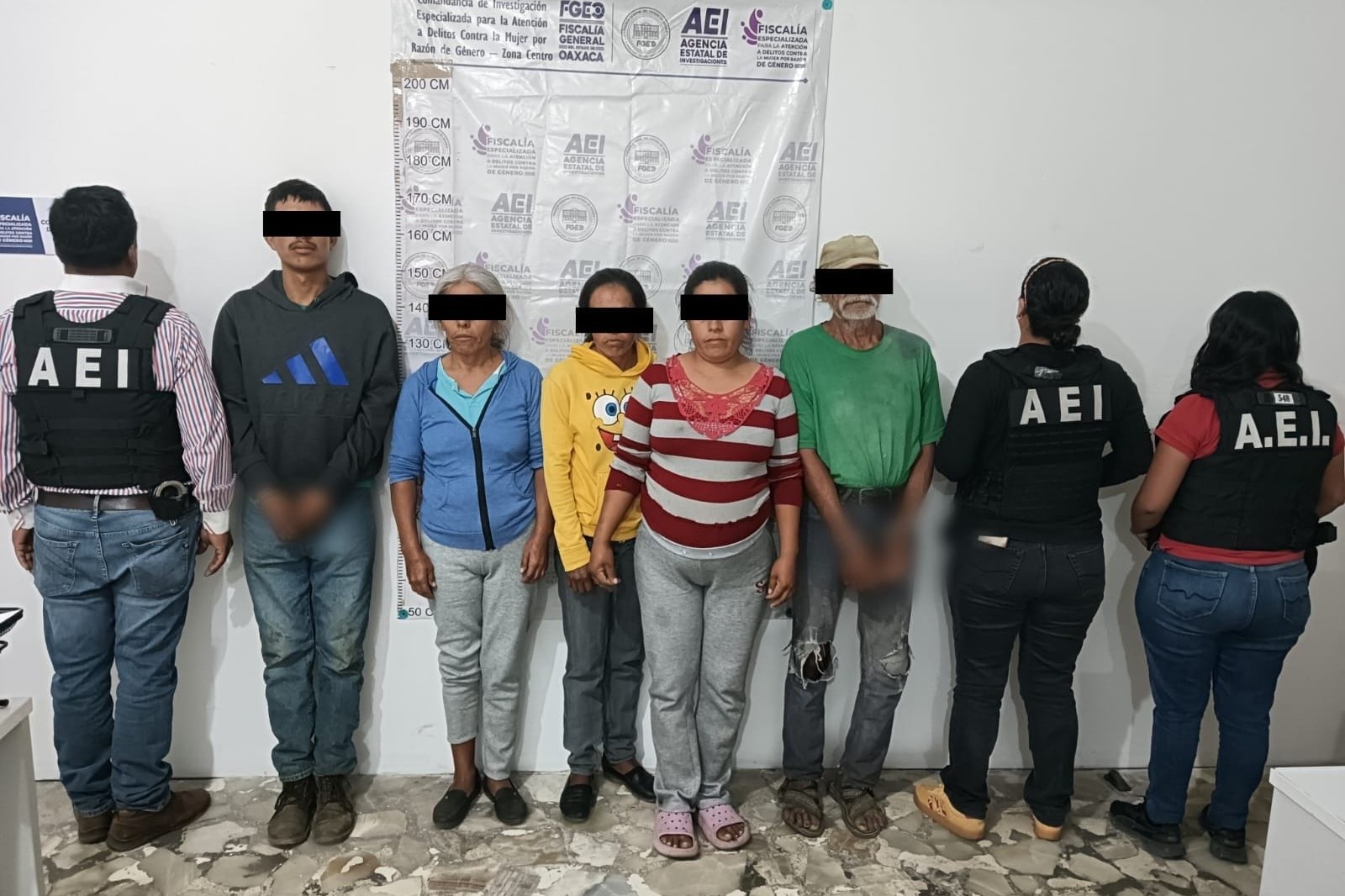 Detienen a cinco integrantes de una familia por ejercer violencia contra adolescente en Ocotlán, Oaxaca