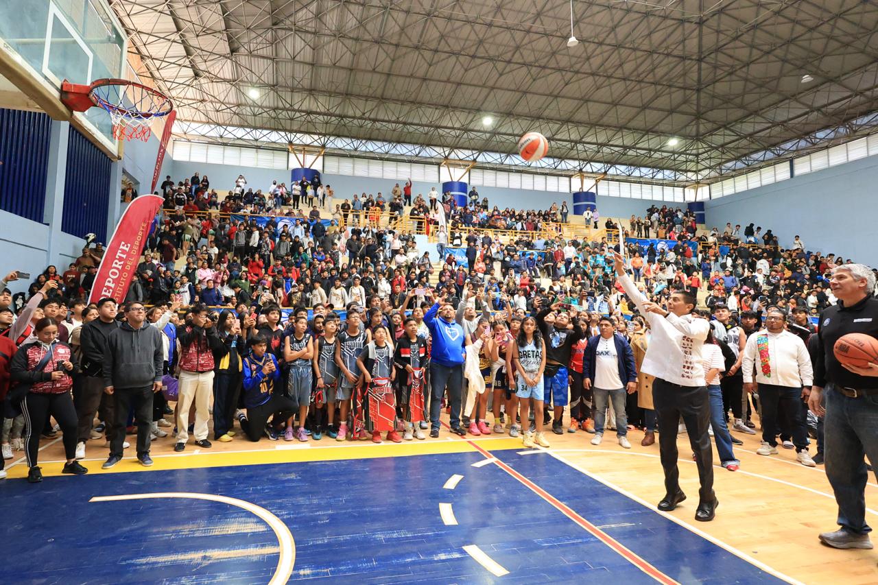 Inauguran Etapa Estatal de la Liga Telmex-Telcel de básquetbol 2025