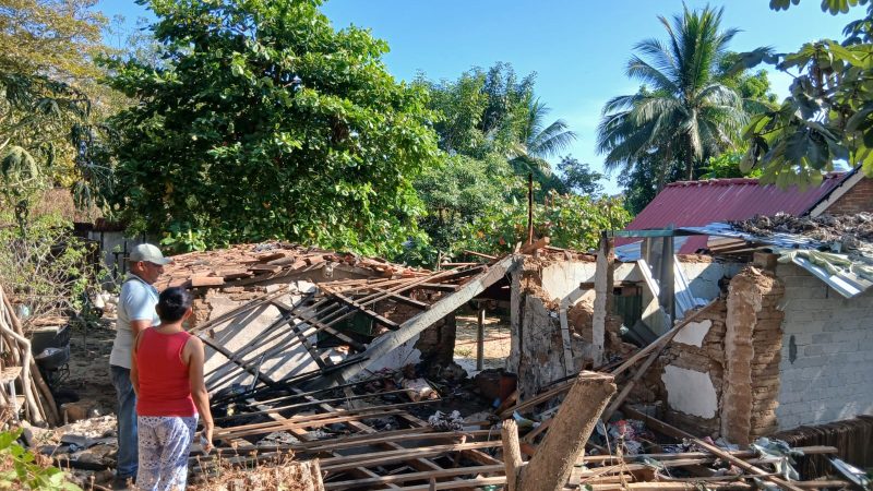Explosión en vivienda