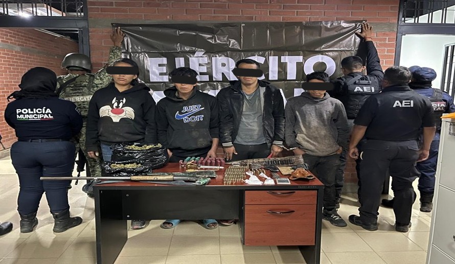 Vinculan a proceso a cuatro personas detenidas durante cateo en punto de narcomenudeo en Miahuatlán, Oaxaca