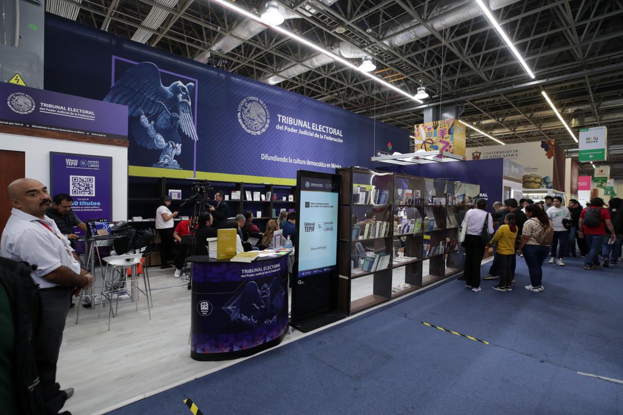 Realizó TEPJF 33 presentaciones de libros y 10 conversatorios en la 39ª FIL de Guadalajara 2025