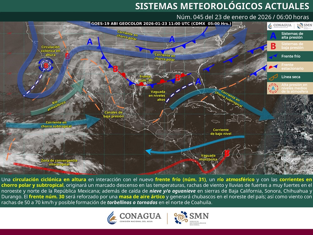 Persistirá tiempo frío y ventoso en el estado de Oaxaca: Protección Civil