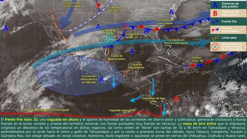 Persistirá ambiente frío
