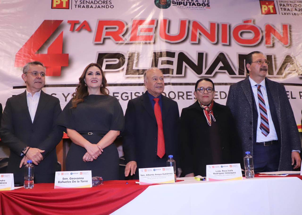 Define Grupo Parlamentario del Partido del Trabajo agenda legislativa para próximo periodo de sesiones