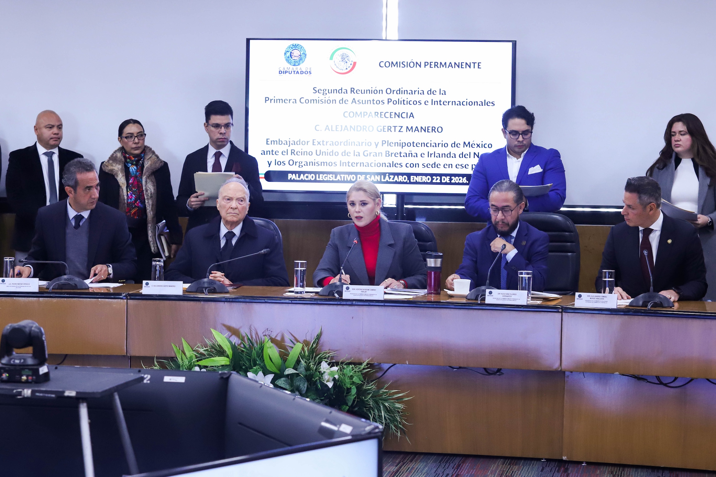 Fijan postura senadores sobre nombramiento de Alejandro Gertz Manero como embajador ante el Reino Unido