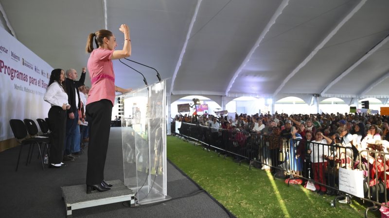 México es un país libre, independiente y soberano expresó la presidenta Claudia Sheinbaum en Michocán