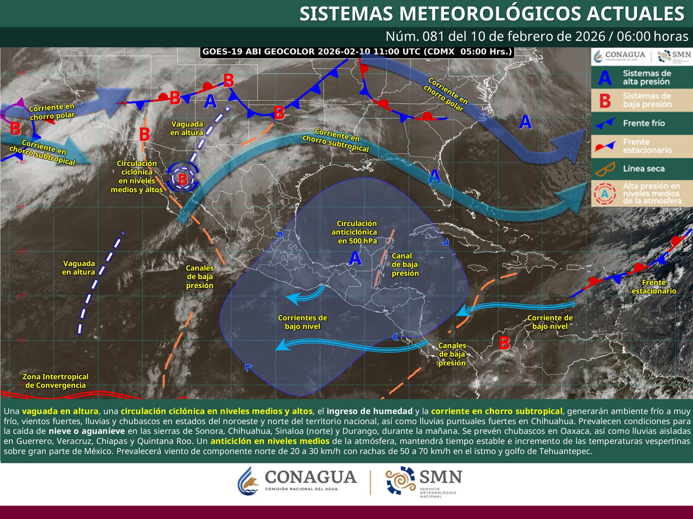 Prevén mañanas frías y tardes calurosas en Oaxaca; Probable oleaje elevado a lo largo de la línea de costa