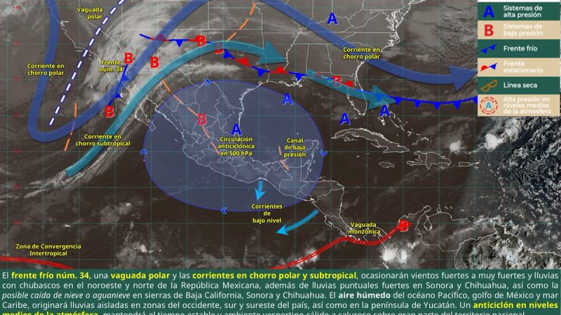 Persistirán temperaturas bajas