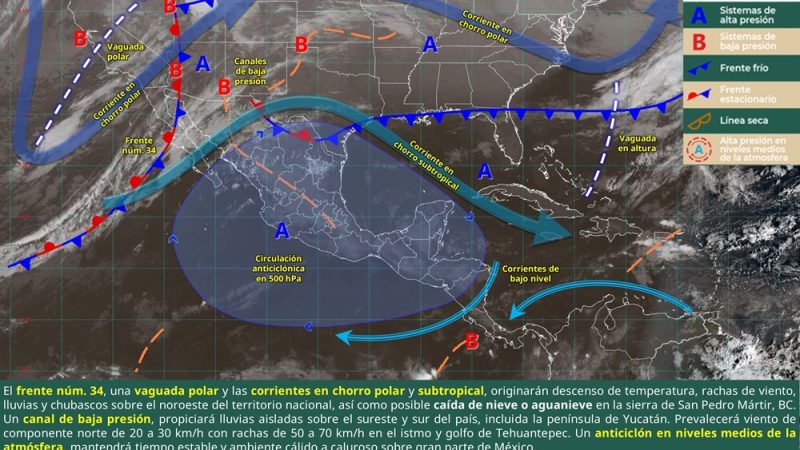 Prevalecerán condiciones estables