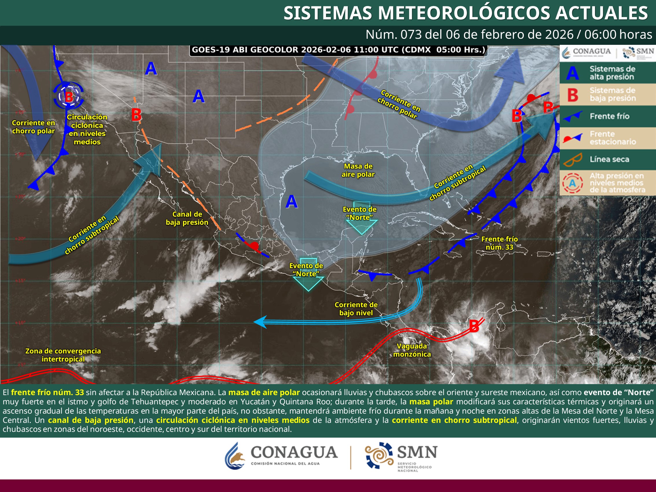 Mantendrá Frente Frío número 33 vientos intensos y temperaturas bajas en gran parte de Oaxaca
