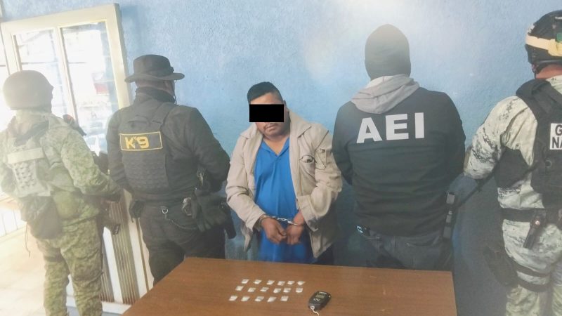 Detenido en cateo