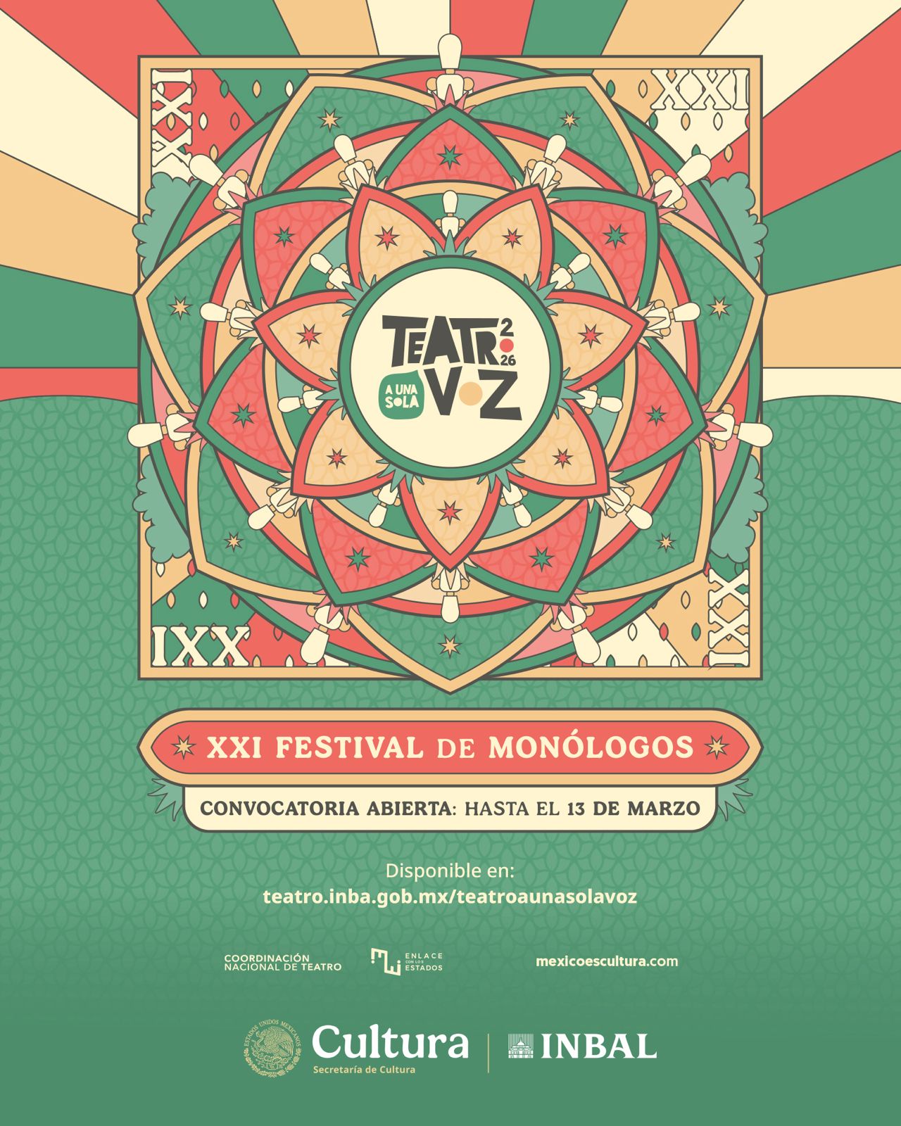 Abre convocatoria el XXI Festival de Monólogos: Teatro a Una Sola Voz