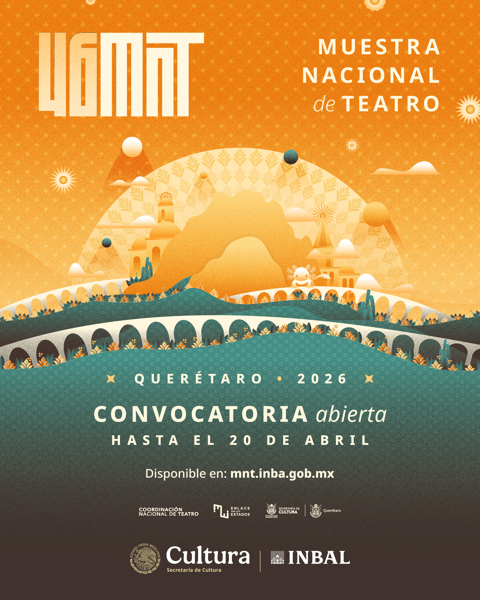 Abre convocatoria para participar en la 46 Muestra Nacional de Teatro