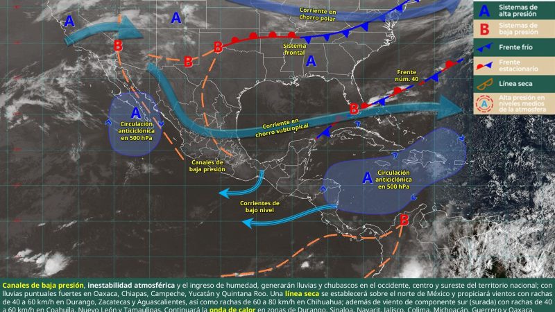 Lluvias, chubascos y tormentas aisladas