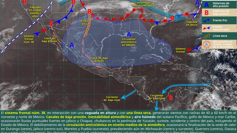 Tolvaneras y temperaturas extremas
