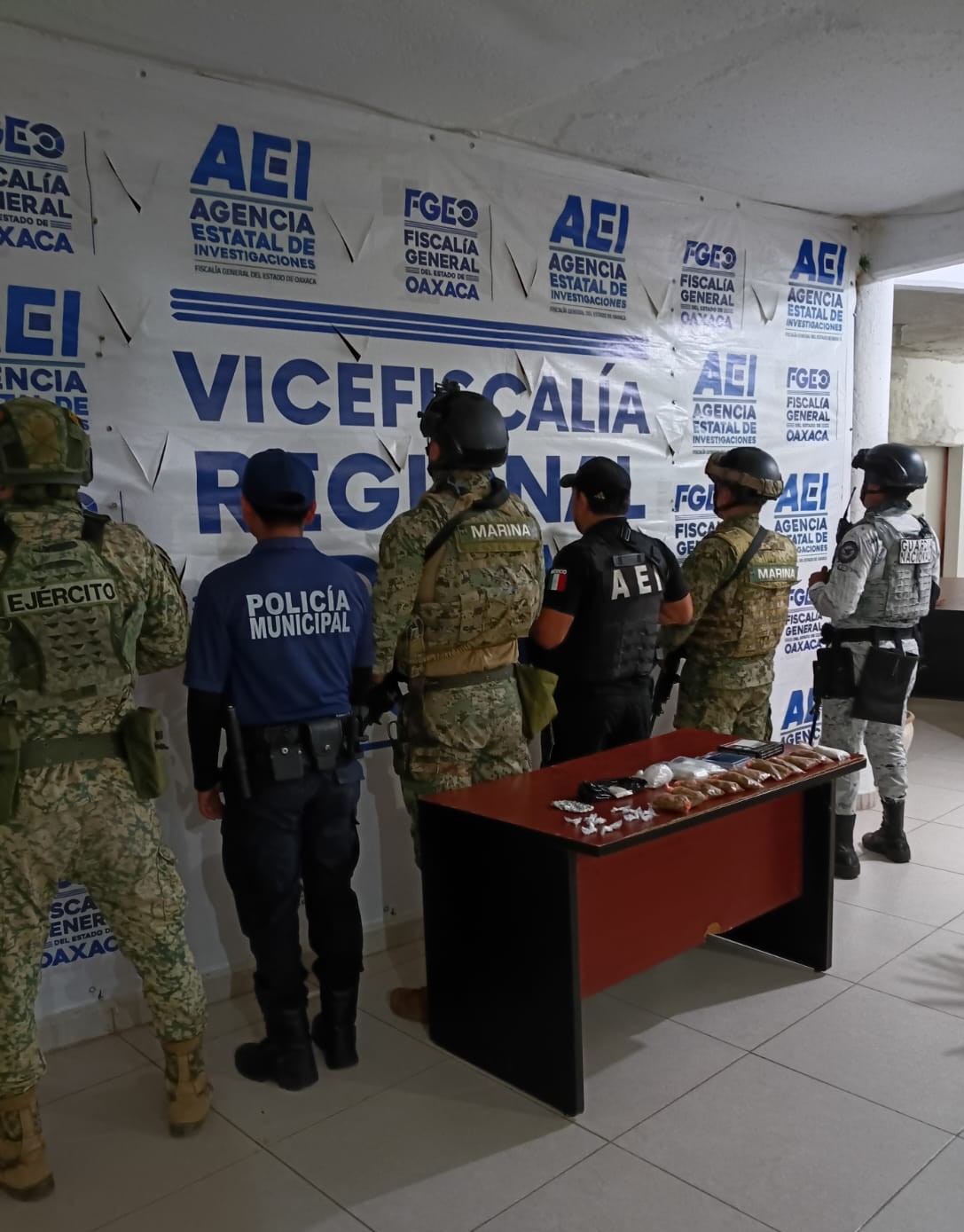 Ejecutan cateo en la Costa y aseguran diversas bolsas de droga: Fiscalía de Oaxaca