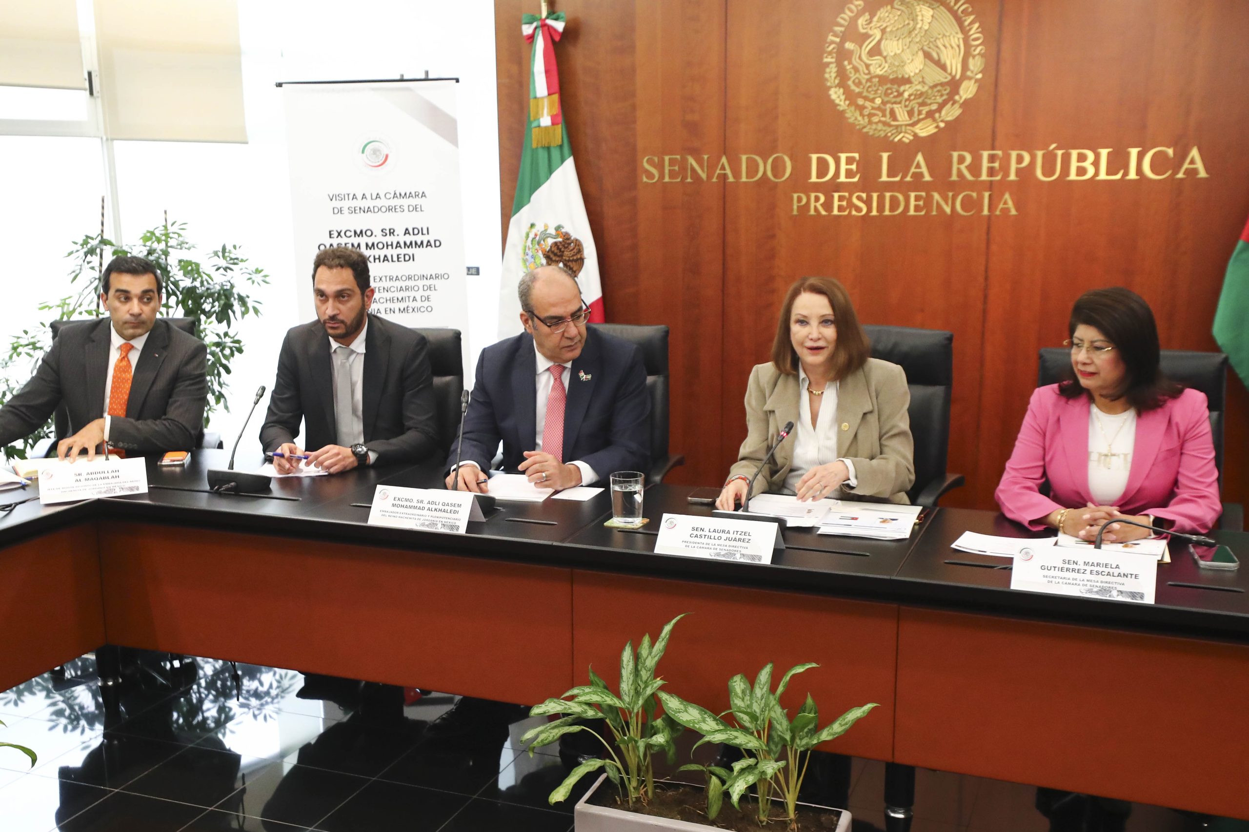 Comparten Jordania y México principios fundamentales en torno a la diplomacia; Que los conflictos se deben resolver por la vía del diálogo