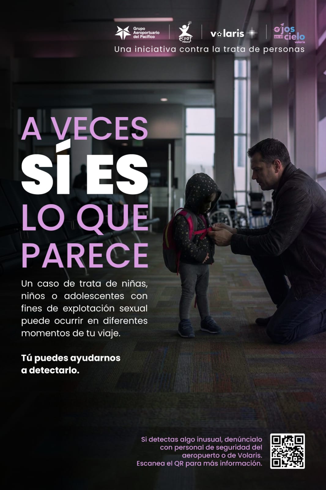 Implementa GAP, en alianza con Volaris, protocolo de prevención para entorno de viaje seguro para la niñez