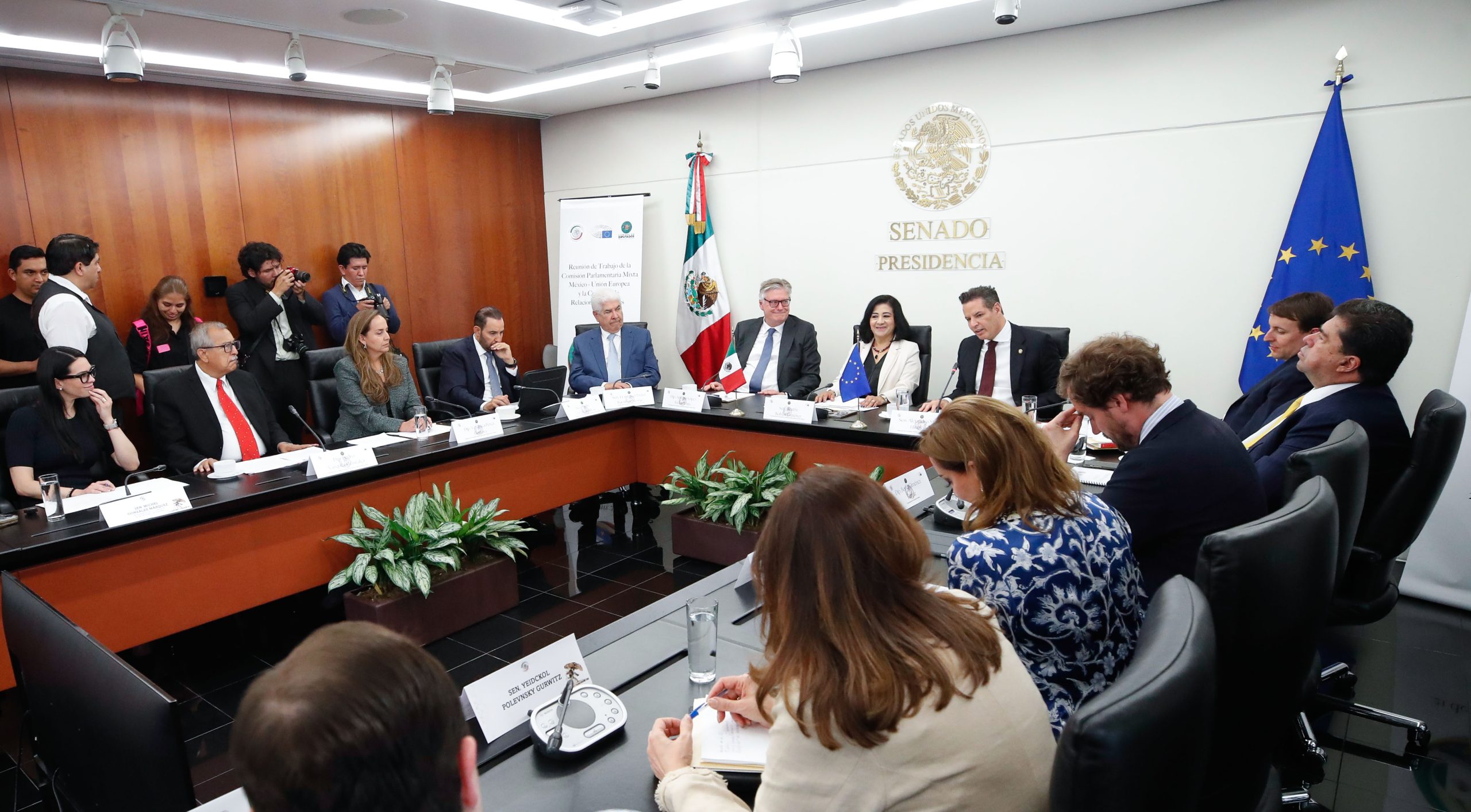 Comisión Parlamentaria Mixta México-UE se reúne en el Senado, en vísperas de la firma del Acuerdo Global