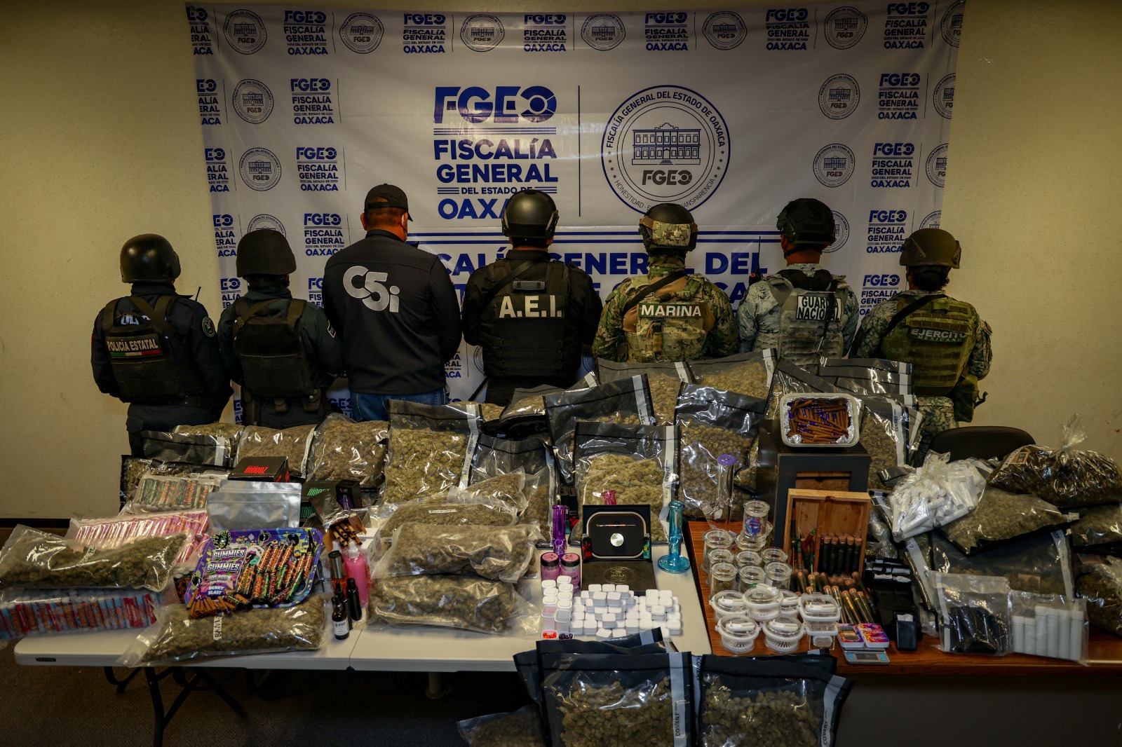 Desmantelan punto de narcomenudeo, aseguran unos 30 kilogramos de drogas
