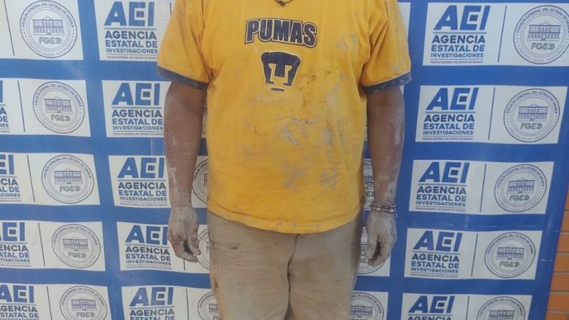 A.S.S. alias “El tortas”, detenido por homicidio calificado con ventaja en grado de tentativa
