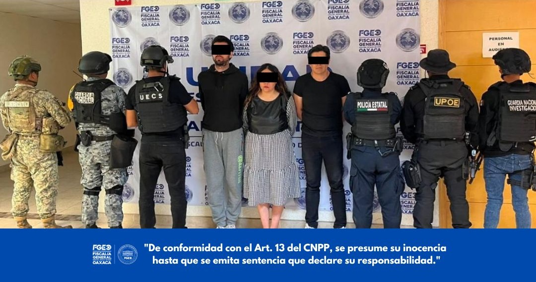 Desmantelan en capital de Oaxaca red criminal que cobraba piso a Ayuntamiento del Estado de México: FGEO