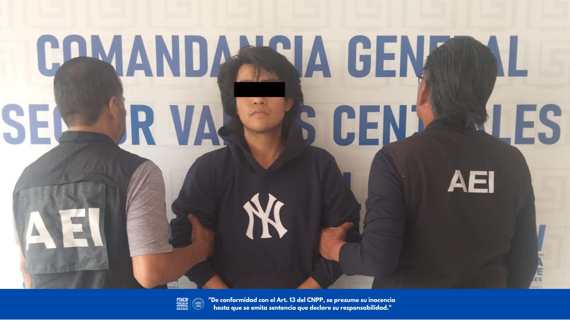 Detienen en flagrancia a persona objetivo de investigación por probables robos a transeúnte y “cristalazos” en Oaxaca de Juárez