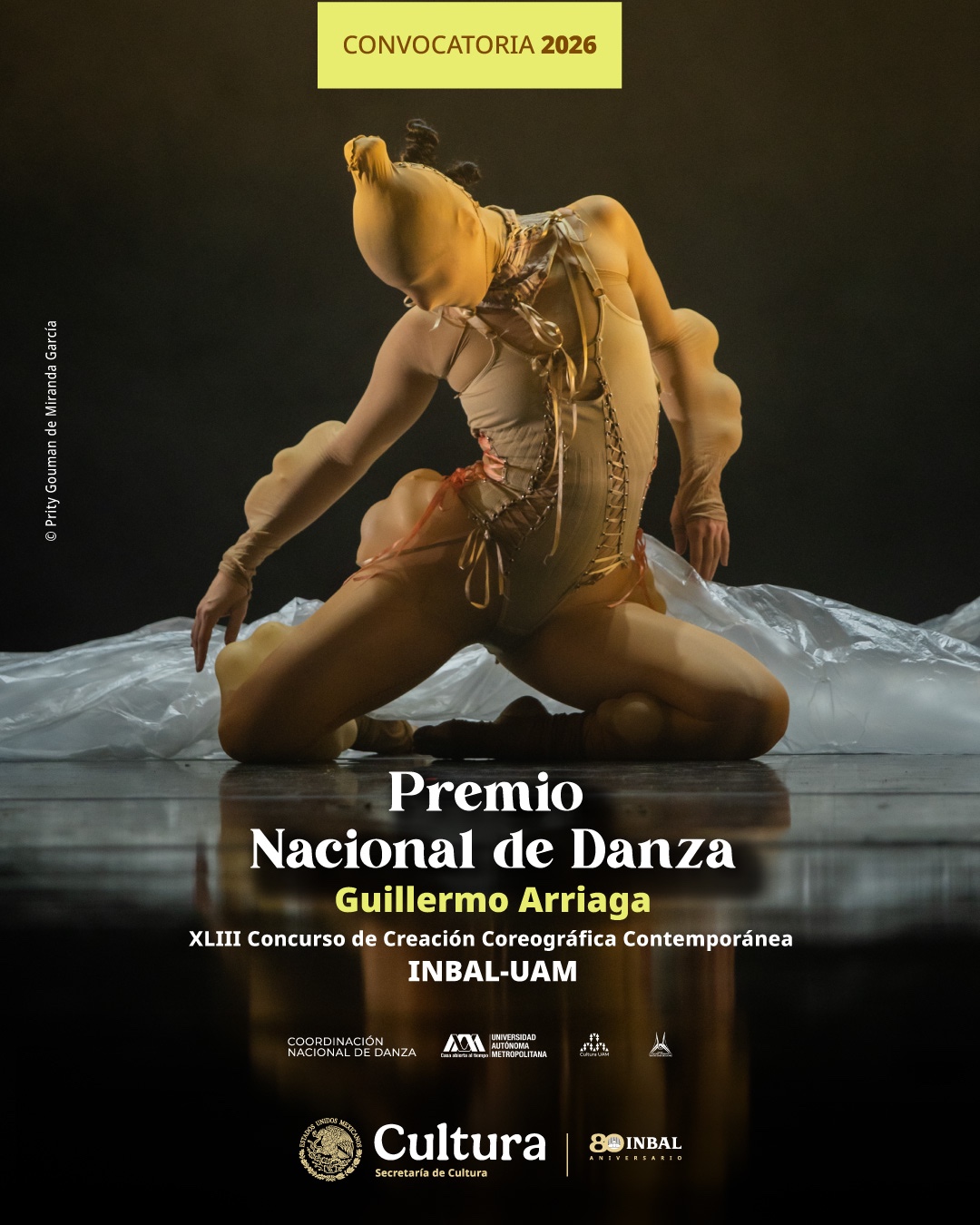 Convocan INBAL y UAM al Premio Nacional de Danza Guillermo Arriaga 2026